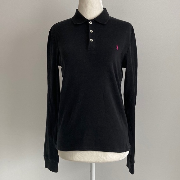 Ralph Lauren Tops - Ralph Lauren Sport Black Long Sleeve